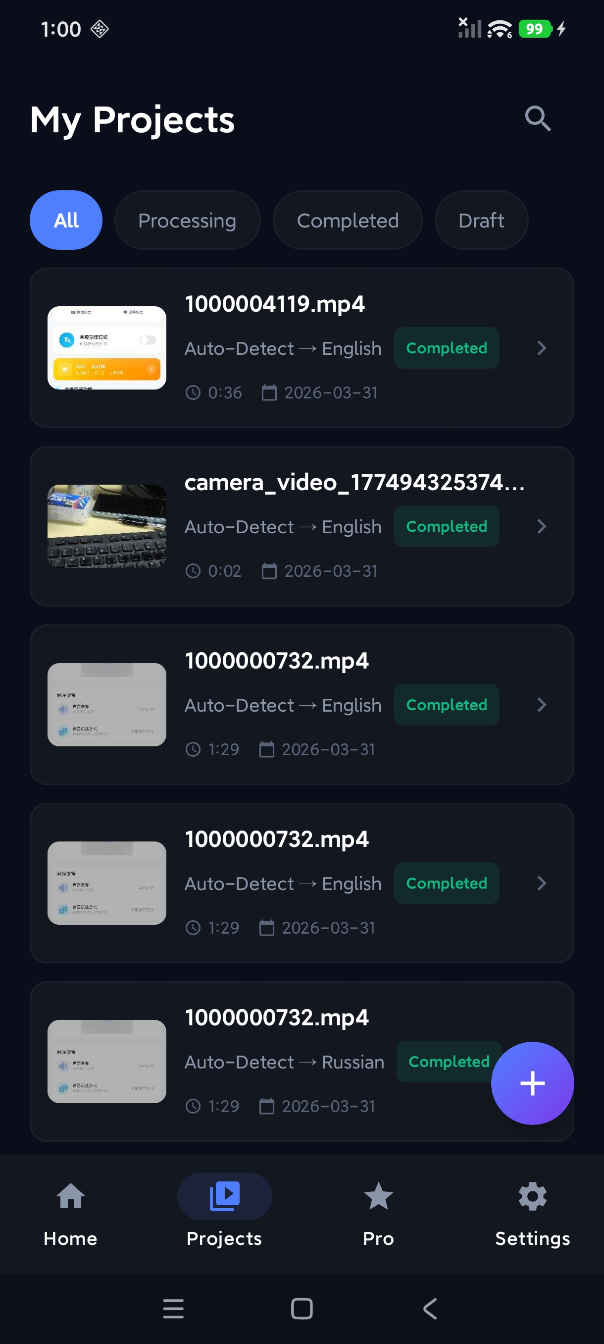 Your projects, organized